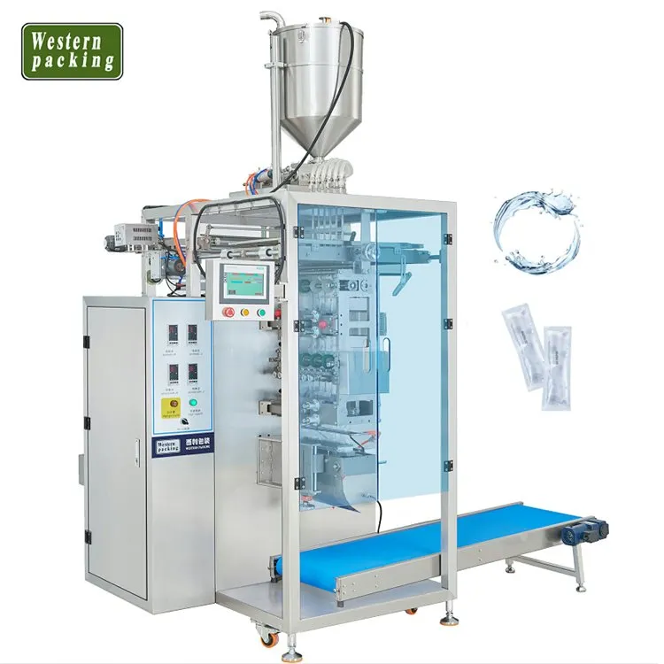 10 sávos folyadék 4 oldalsó tömítő tasakos csomagológép