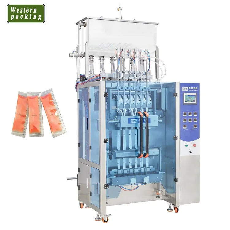 Többsávos háromoldalas tasak zselés csomagológép