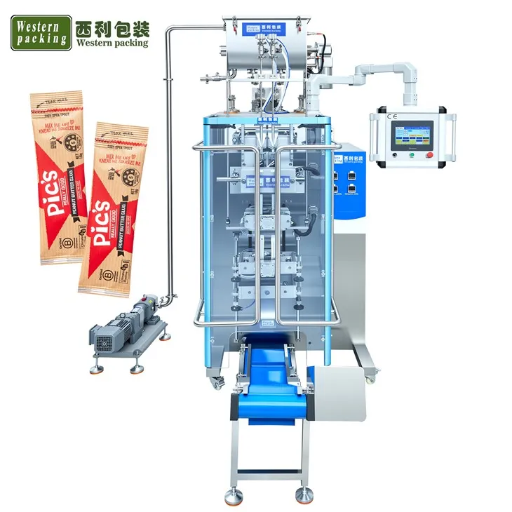 Saláta szósz rúd tasak csomagológép